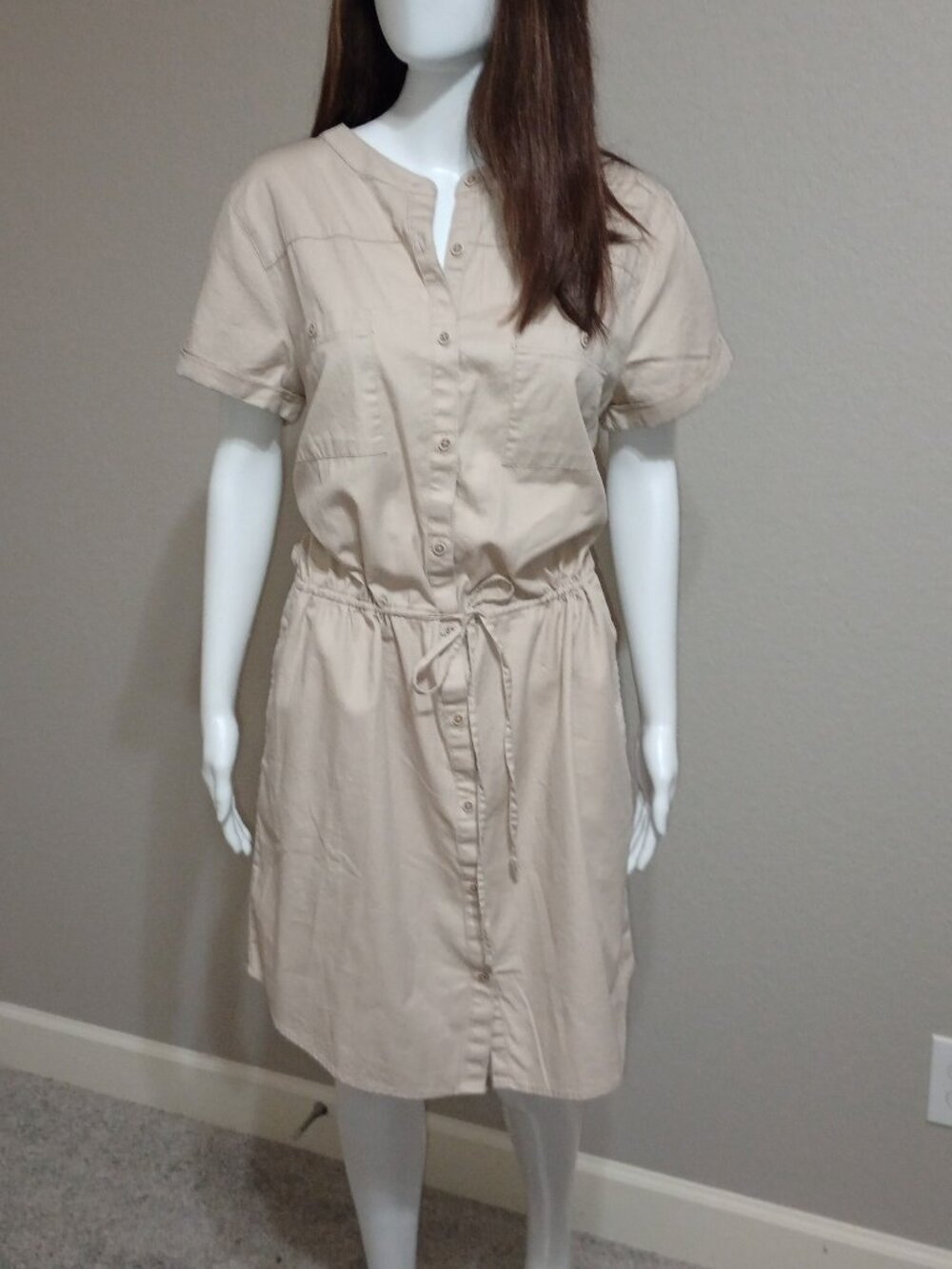 NWT Banana Republic Utility Shirt Dress Size 14